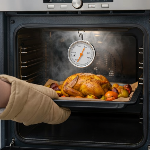 Oven Thermometer – Accurate Temperature Gauge for Baking & Roasting