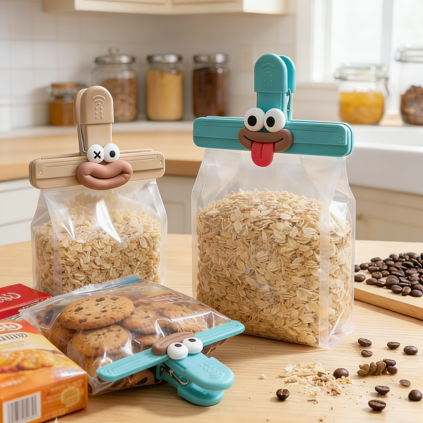Felvaris®Freshness Lock Food Clips – Practical, Durable Seals for Snacks and Pantry Items