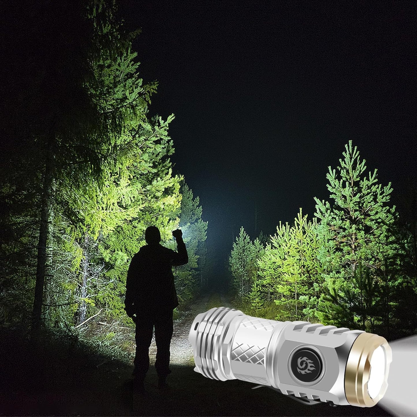 Felvaris®⚡🔦Three-Eyed Monster Mini Flashlight — Ultra-Bright Rechargeable LED Torch | Compact, Long-Range & Water-Resistant