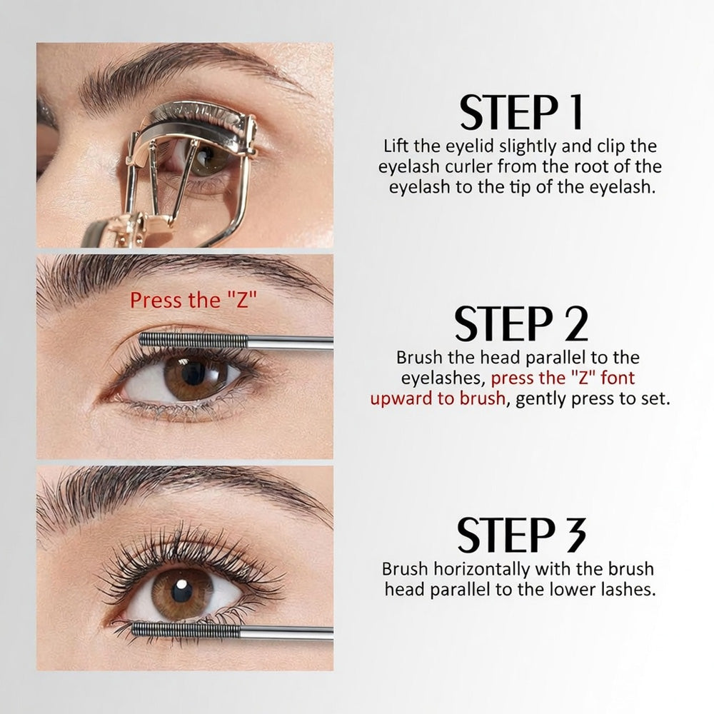 Felvaris®Waterproof Fibre Mascara ✨ – Volume & Length without Clumping for Dramatic Moments