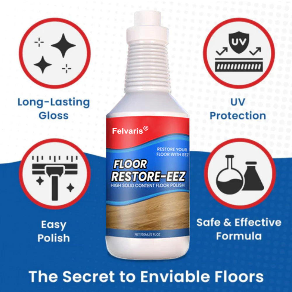 Felvaris®🪥Ultimate Floor Restorer & Polish：Erase Scratches & Bring Dull Floors Back to Life