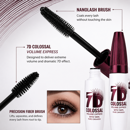💥⏰  Final 24 Hours:Buy 1 Get 1 FREE  — Felvaris® 7D Colossal Mascara | Lift, Volume & Smudge-Proof Drama