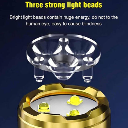 Felvaris®⚡🔦Three-Eyed Monster Mini Flashlight — Ultra-Bright Rechargeable LED Torch | Compact, Long-Range & Water-Resistant