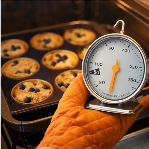 Felvaris®Oven Thermometer – Accurate Temperature Gauge for Baking & Roasting