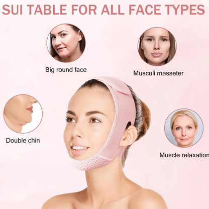 Felvaris® V-Line Lifting Mask with Chin Strap – Jawline Sculpting & Double Chin Firming