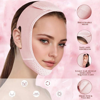 Felvaris® V-Line Lifting Mask with Chin Strap – Jawline Sculpting & Double Chin Firming
