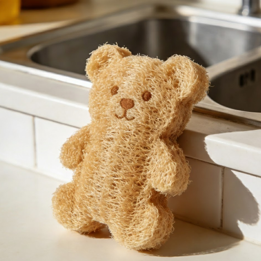 Natural Loofah Fiber Dish Cloth – Eco-Friendly, Biodegradable, and Sustainable for Everyday Use