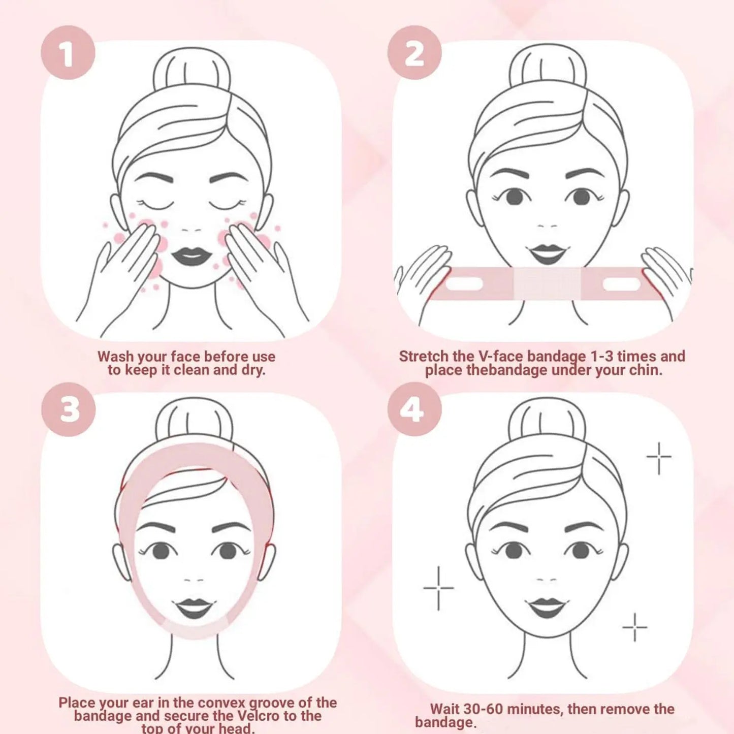 Felvaris® V-Line Lifting Mask with Chin Strap – Jawline Sculpting & Double Chin Firming