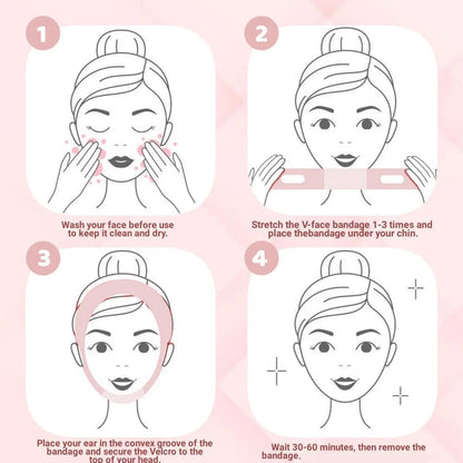Felvaris® V-Line Lifting Mask with Chin Strap – Jawline Sculpting & Double Chin Firming