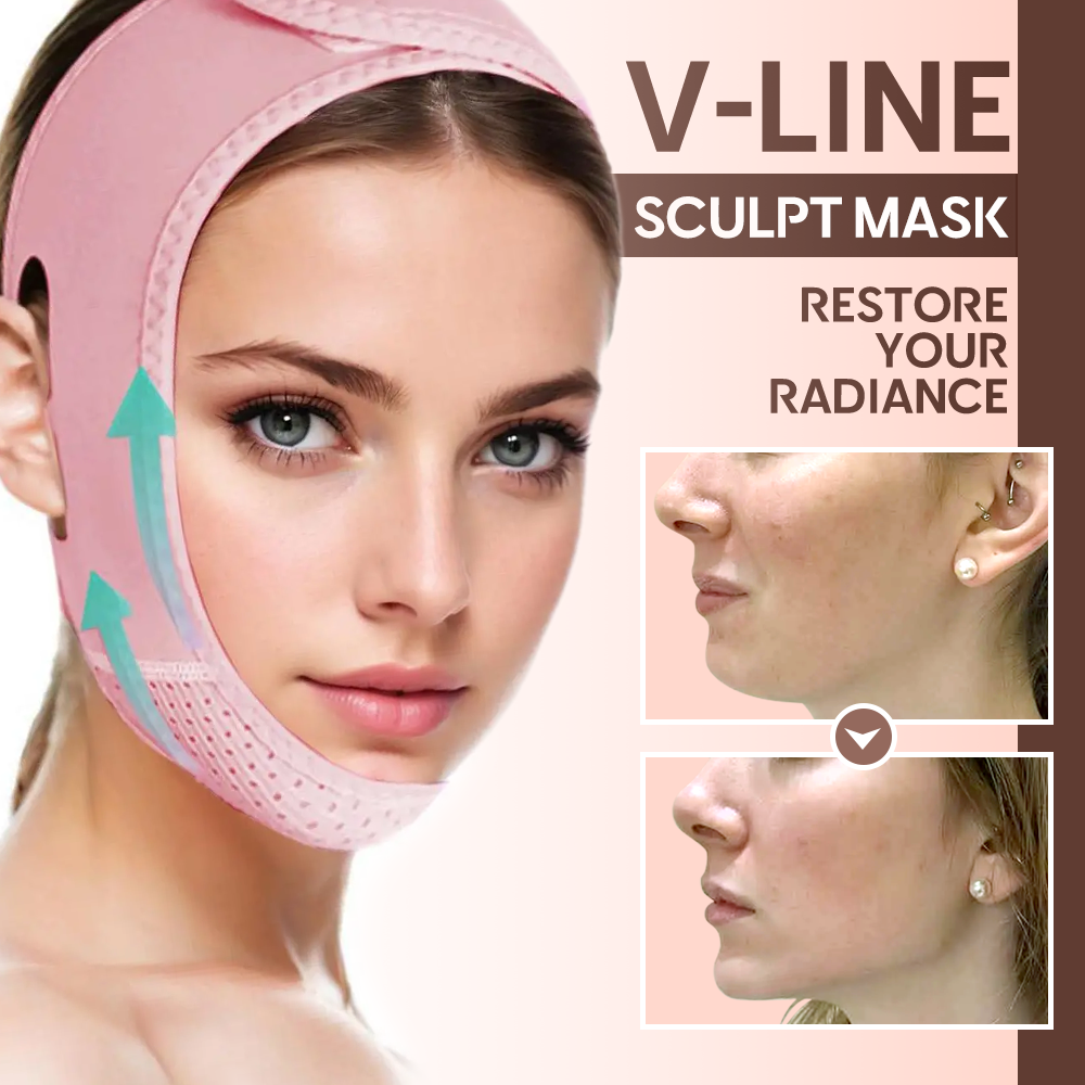 Felvaris® V-Line Lifting Mask with Chin Strap – Jawline Sculpting & Double Chin Firming