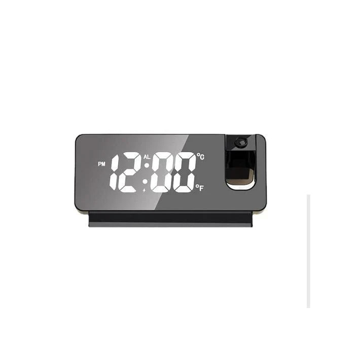 🪄Premium 180° Projection Alarm Clock with HD Mirror Display