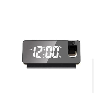 🪄Premium 180° Projection Alarm Clock with HD Mirror Display