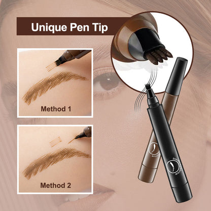 🔥👁️Felvaris®Waterproof Four-tip Beard and Eyebrow Pen✨