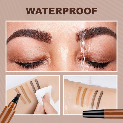 🔥👁️Felvaris®Waterproof Four-tip Beard and Eyebrow Pen✨