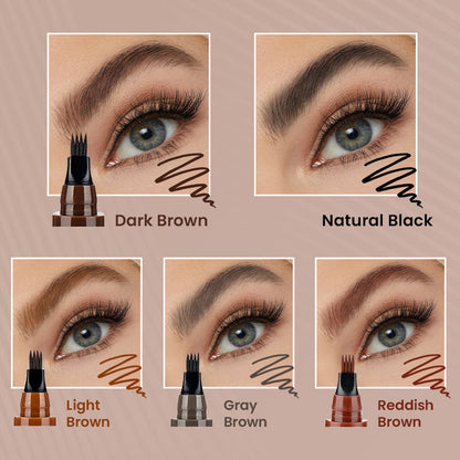 🔥👁️Felvaris®Waterproof Four-tip Beard and Eyebrow Pen✨